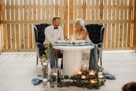 Boho Sweetheart Table  Cocktail Style